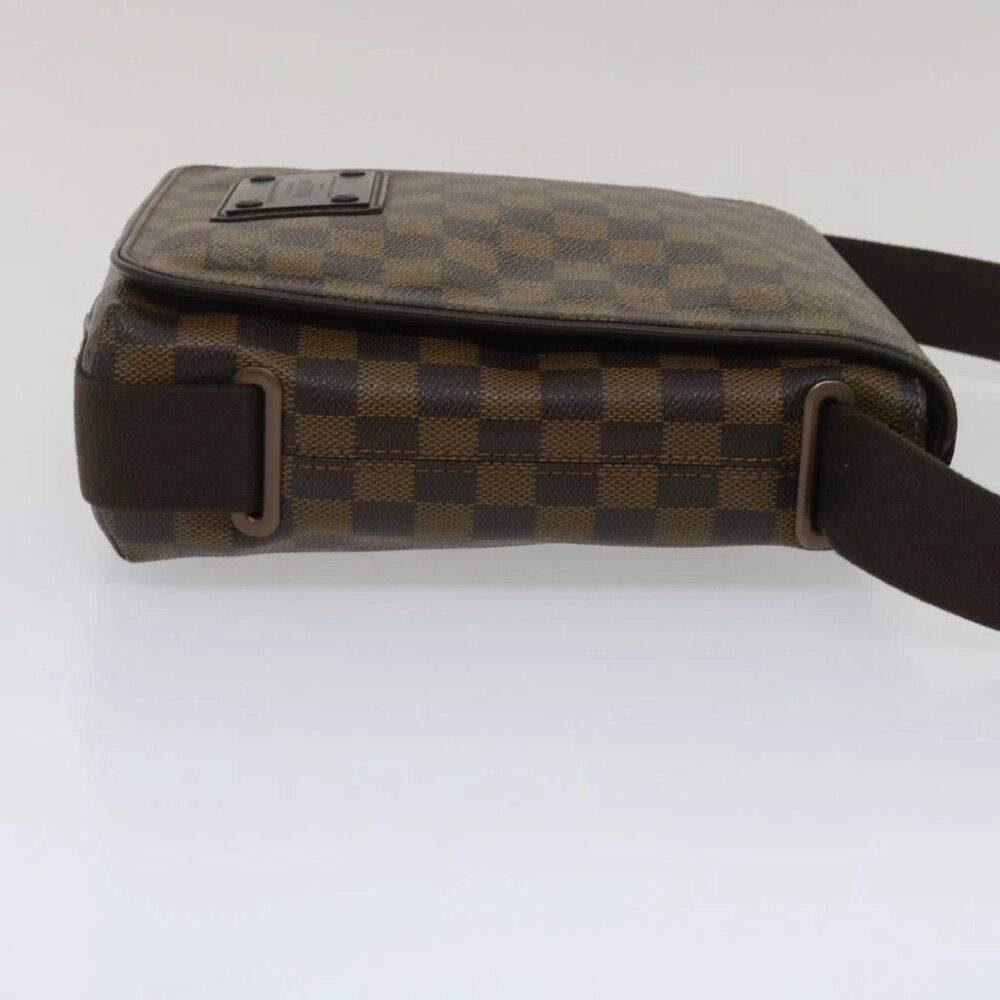 LOUIS VUITTON Damier Ebene Brooklyn PM Shoulder Bag N51210 LV Auth 34722 - Picture 5 of 12